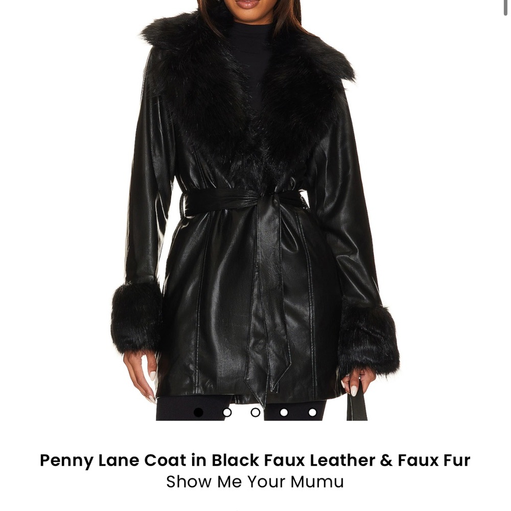 Show Me Your Mumu Black Coat Revolve